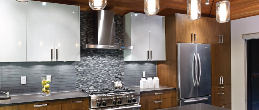 Contemporay Burnaby Kitchen for a man that love to cook.