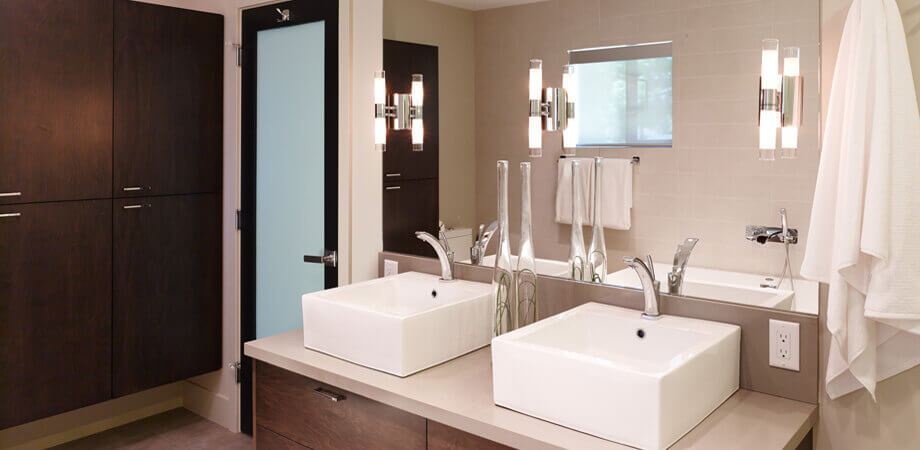 Burnaby lynndale renovation accessible dual vessel sinks