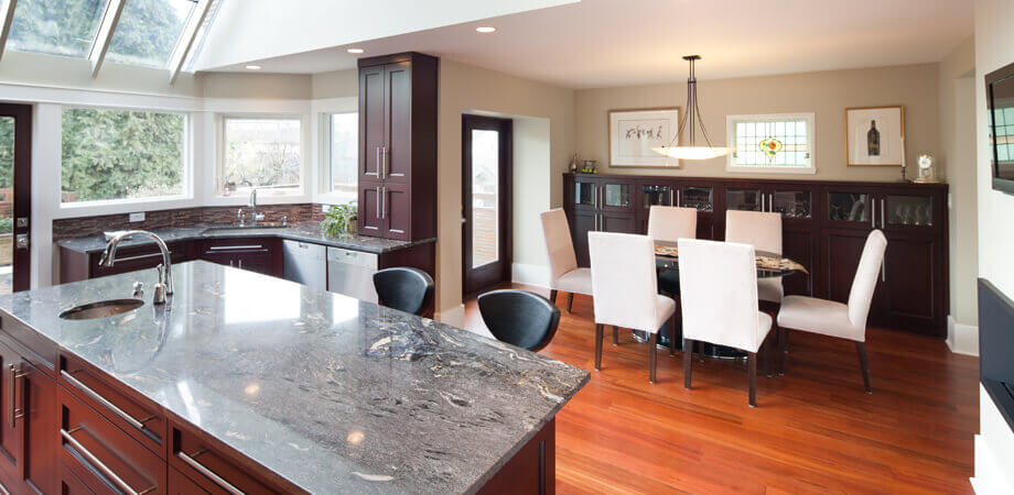 After-Cherry Wood Kitchen Before & After Reno Photos