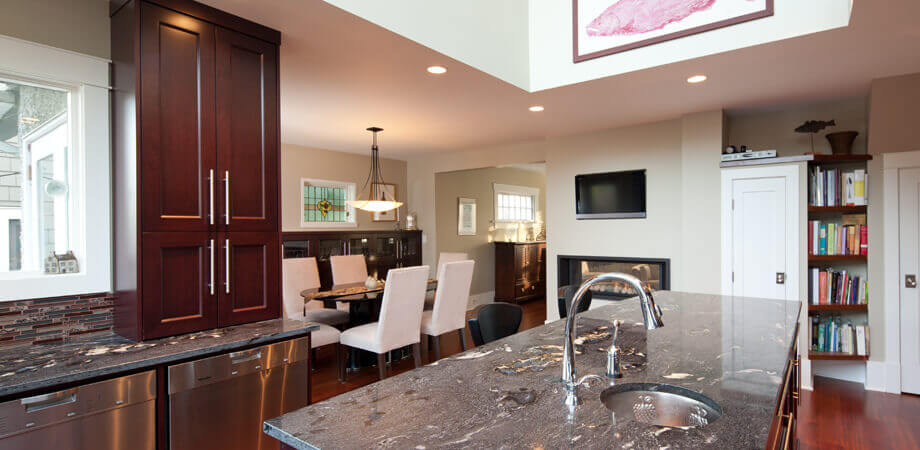 After-Cherry Wood Kitchen Before & After Reno Photos