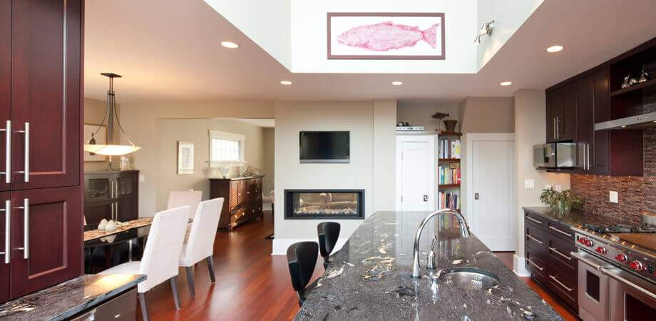 After-Cherry Wood Kitchen Before & After Reno Photos