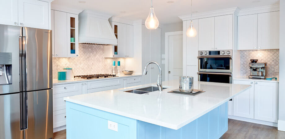 1970s Rancher Renovation with New Coastal Designed Kitchen