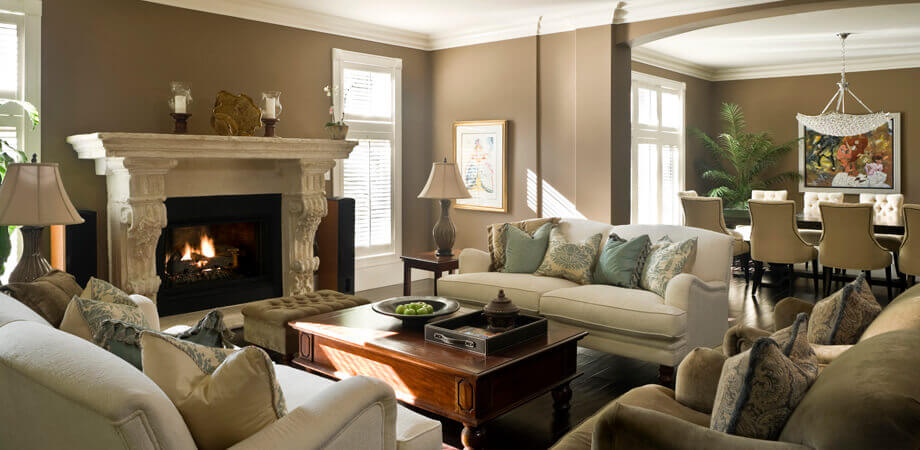 formal traditional design living room renovation vancouver