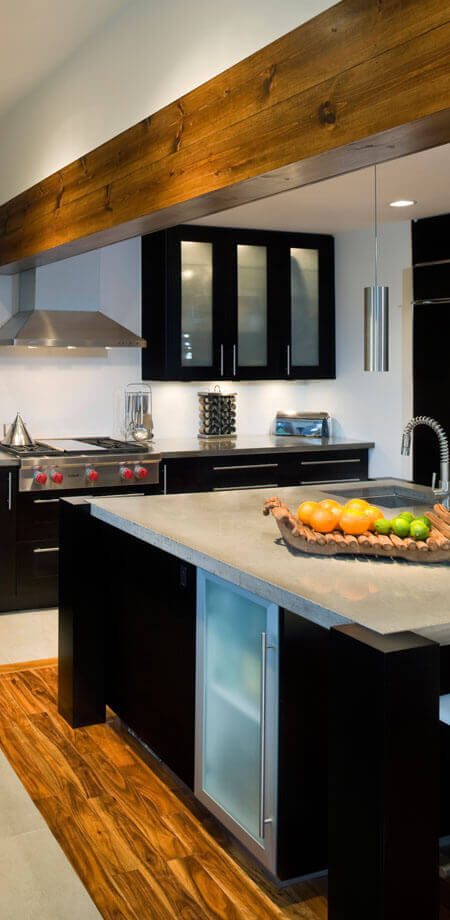 West Coast Style Burnaby Kitchen Renovation Concrete By TQ Construction