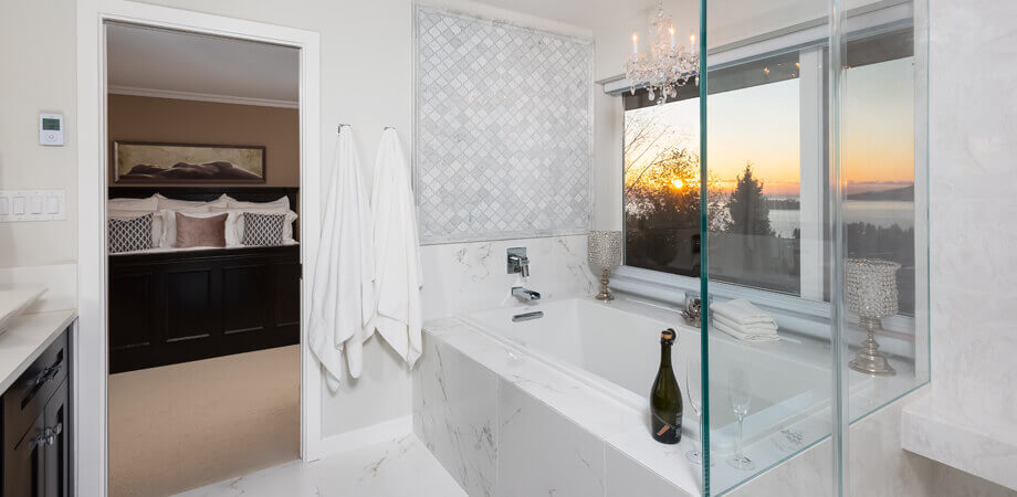After- Marvelous Marble View Ensuite Before & After Reno Photos